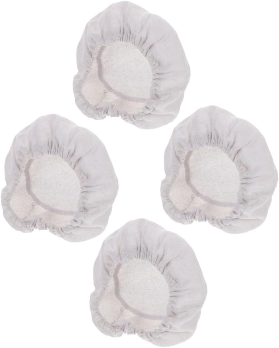 4 Pack Wide Mouth Canning Jar Lids with Airtight Seal - Perfect for Food Storage and Sourdough Bread Proofing