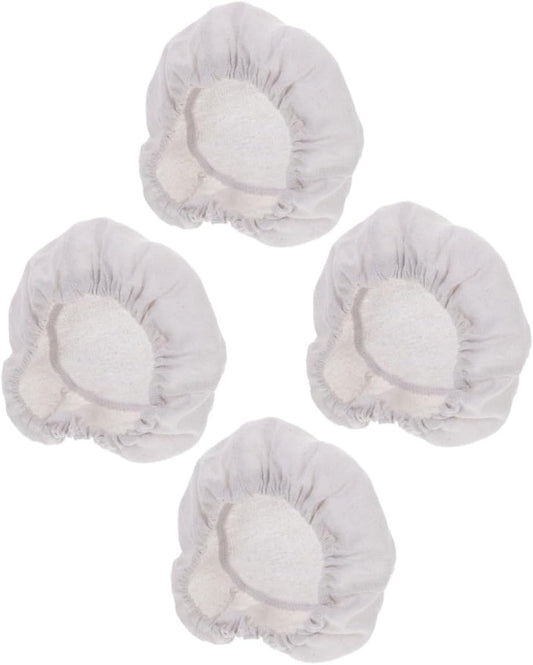 4 Pack Wide Mouth Canning Jar Lids with Airtight Seal - Perfect for Food Storage and Sourdough Bread Proofing