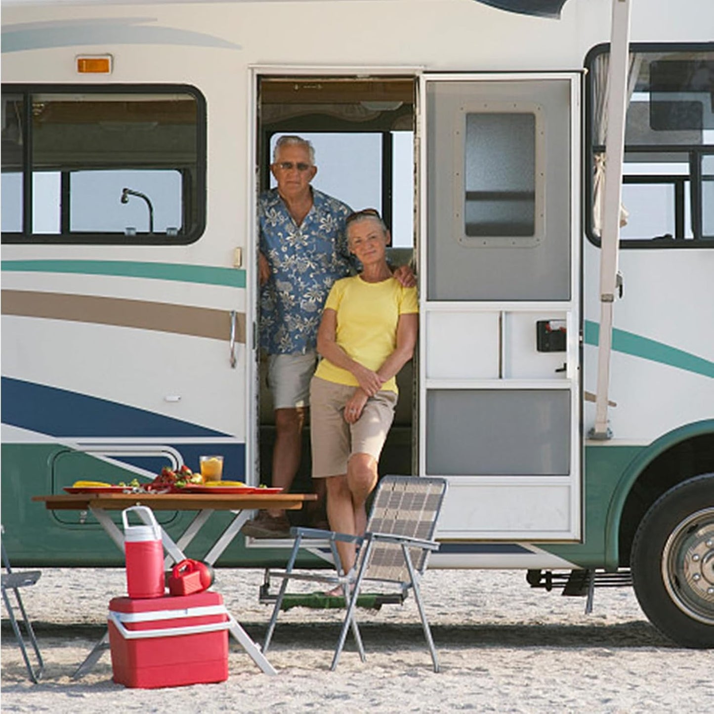 4 PCS Metal RV Transformation Lock Set for High-Temperature Paint Booths - Door Safety Latch Kit for RV Compartment Storage