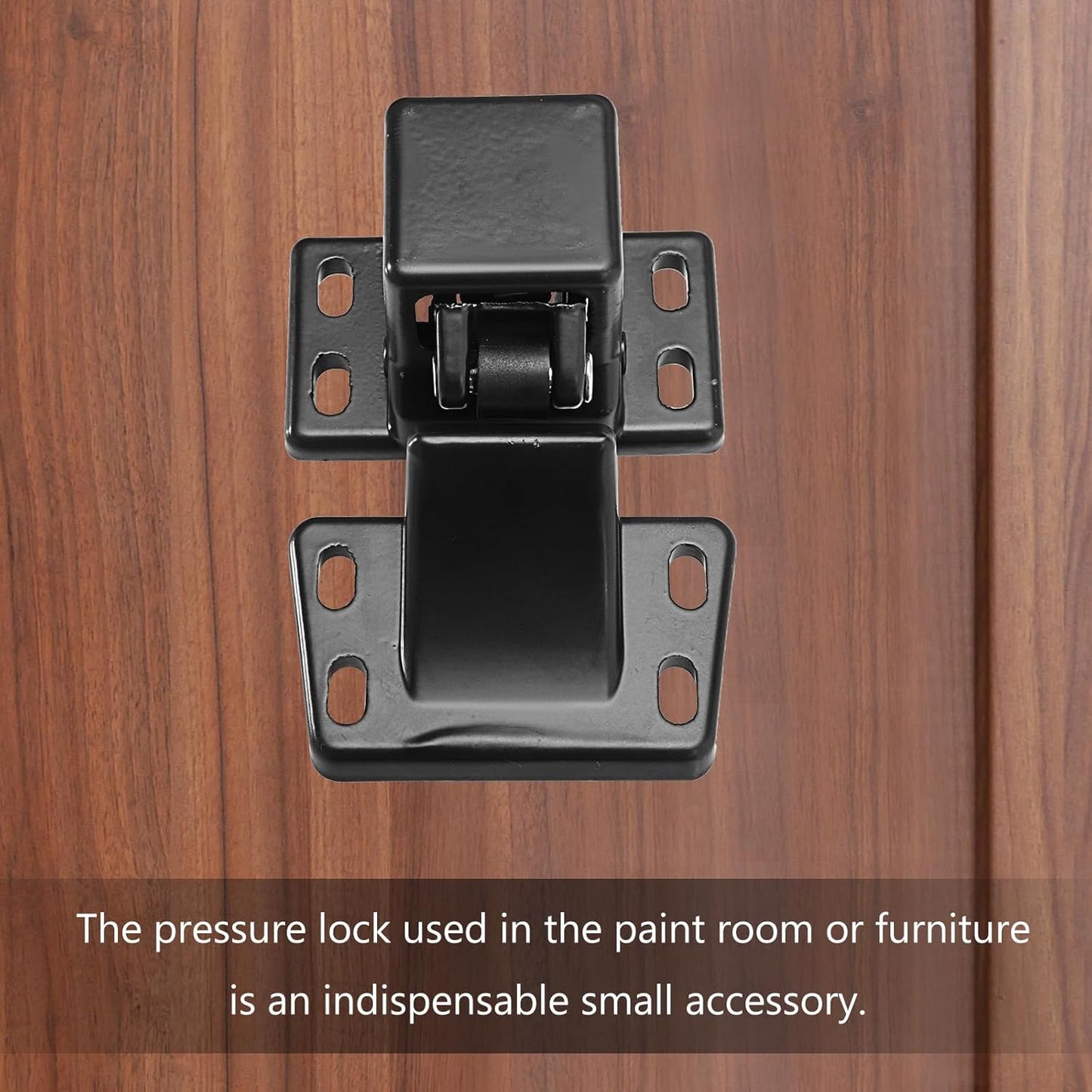 4 PCS Metal RV Transformation Lock Set for High-Temperature Paint Booths - Door Safety Latch Kit for RV Compartment Storage