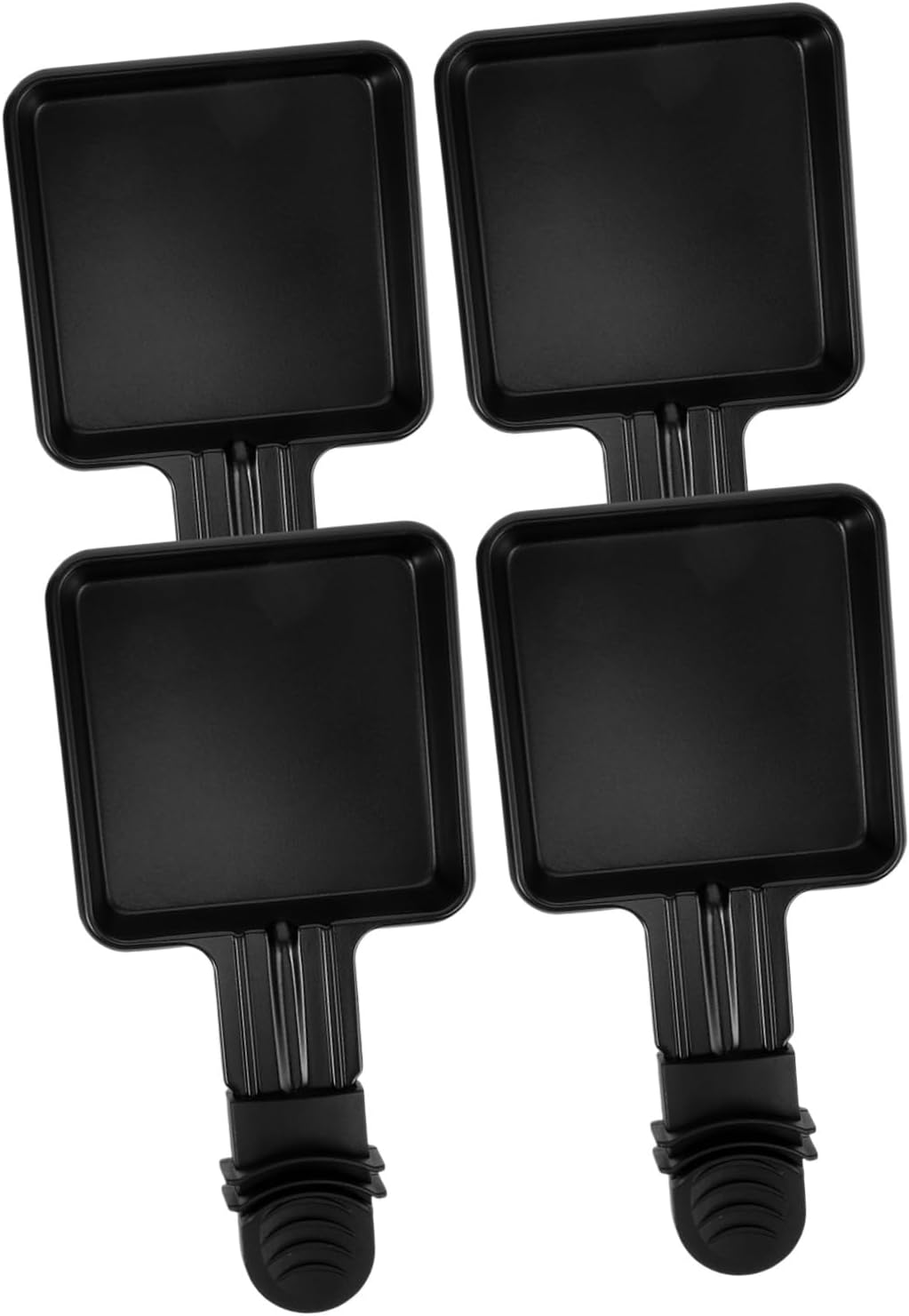 4-Piece Electric Oven Grill Pan Set for Baking, Frying, and Barbecue - Square Cheese Pan, Frying Plate, and Miniature Barbecue Plate - Kitchen Supplies