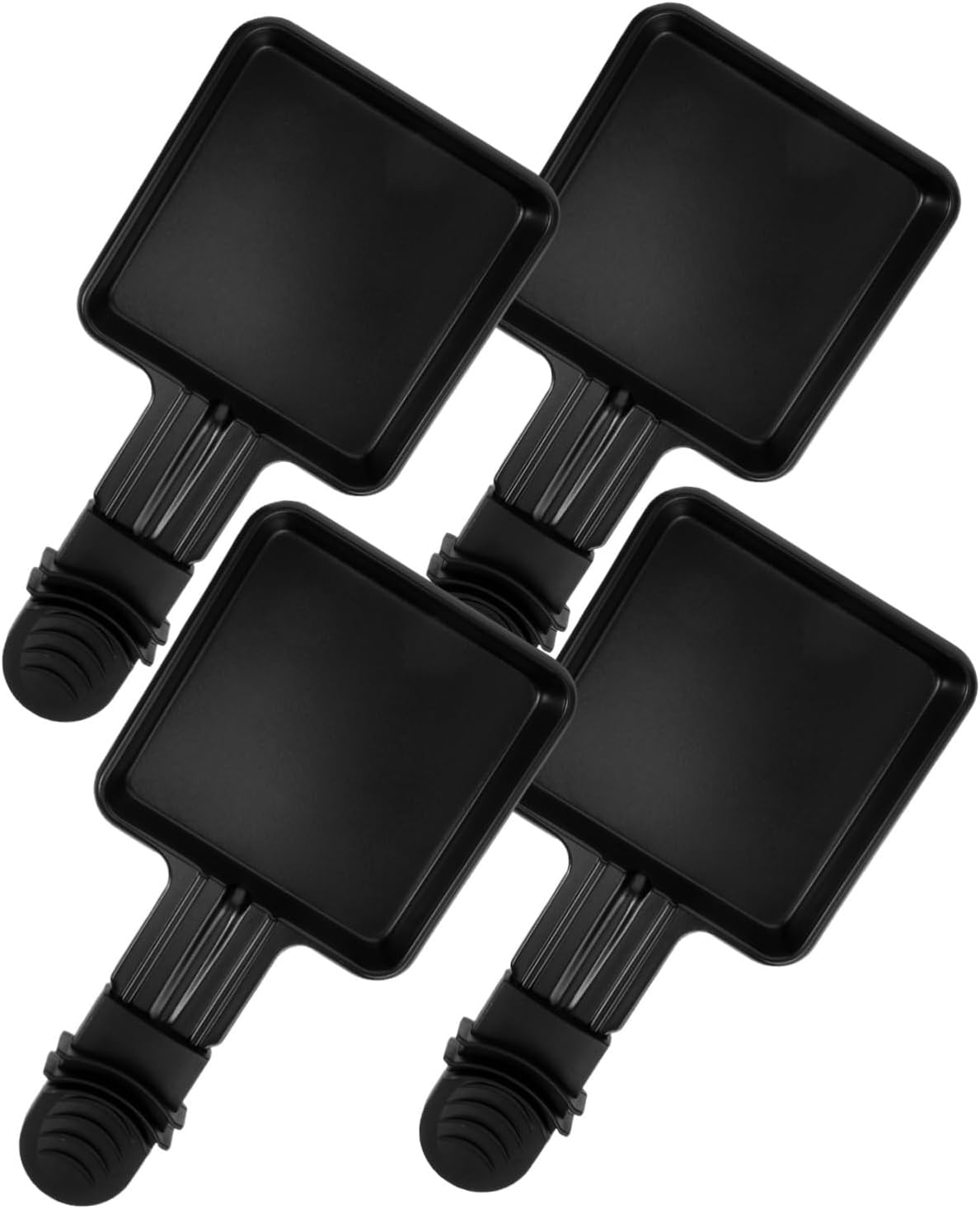 4-Piece Electric Oven Grill Pan Set for Baking, Frying, and Barbecue - Square Cheese Pan, Frying Plate, and Miniature Barbecue Plate - Kitchen Supplies