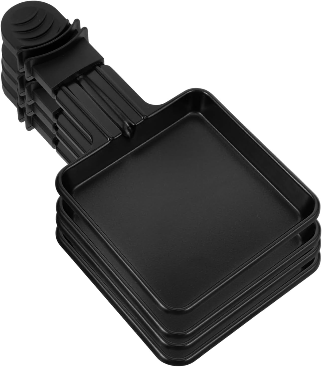 4-Piece Electric Oven Grill Pan Set for Baking, Frying, and Barbecue - Square Cheese Pan, Frying Plate, and Miniature Barbecue Plate - Kitchen Supplies