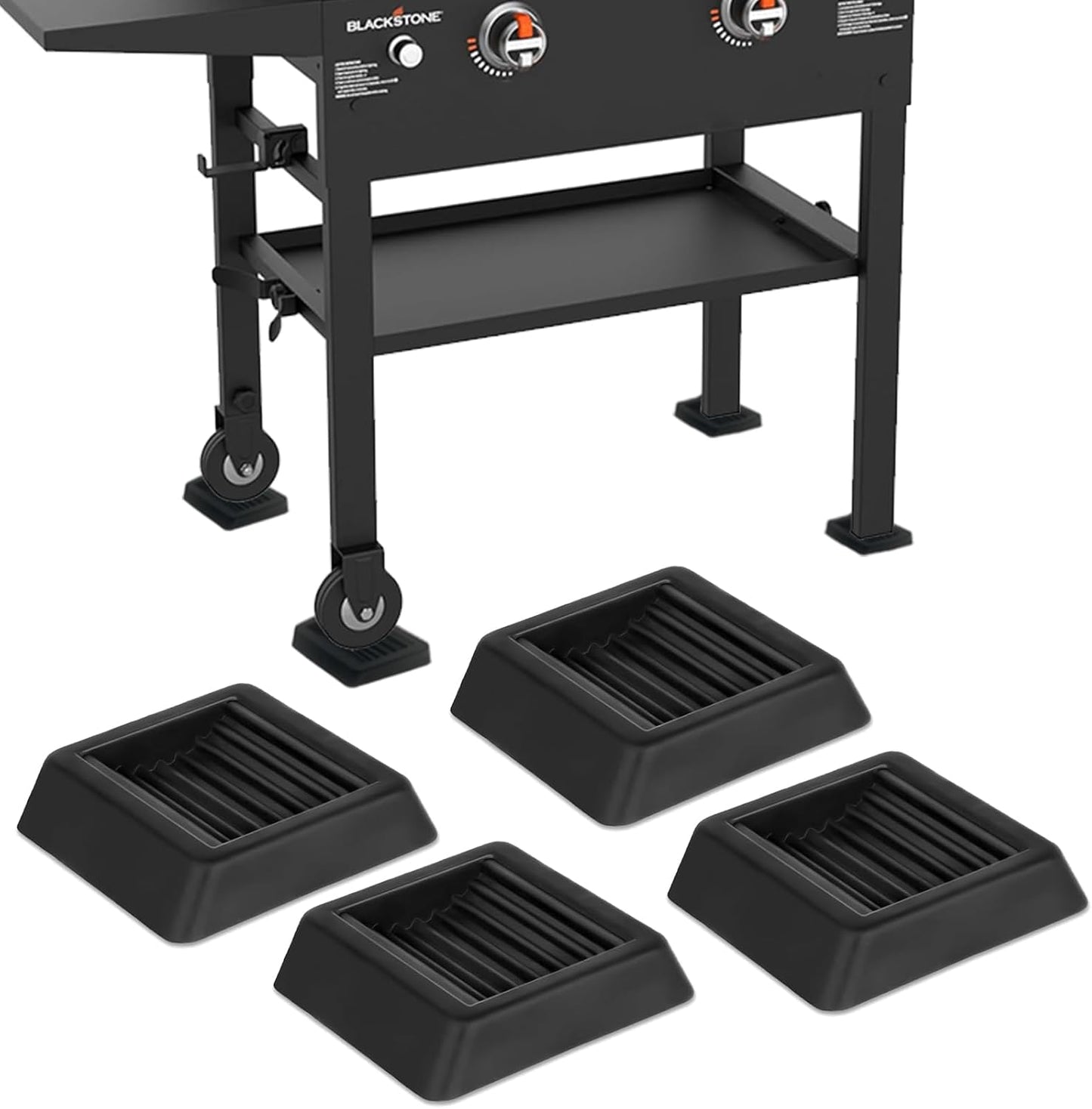4 Piece Griddle Leveling Shims Kit for Blackstone Grills - Essential Accessories for Blackstone Griddle Stands