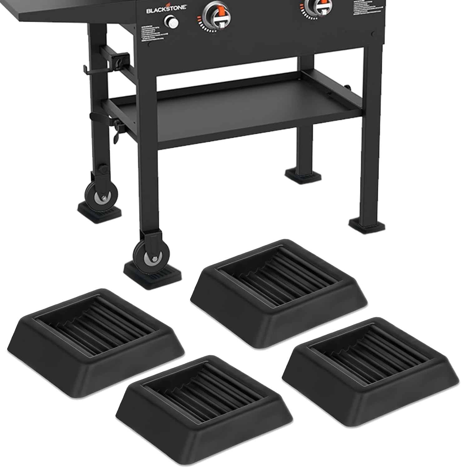 4 Piece Griddle Leveling Shims Kit for Blackstone Grills - Essential Accessories for Blackstone Griddle Stands