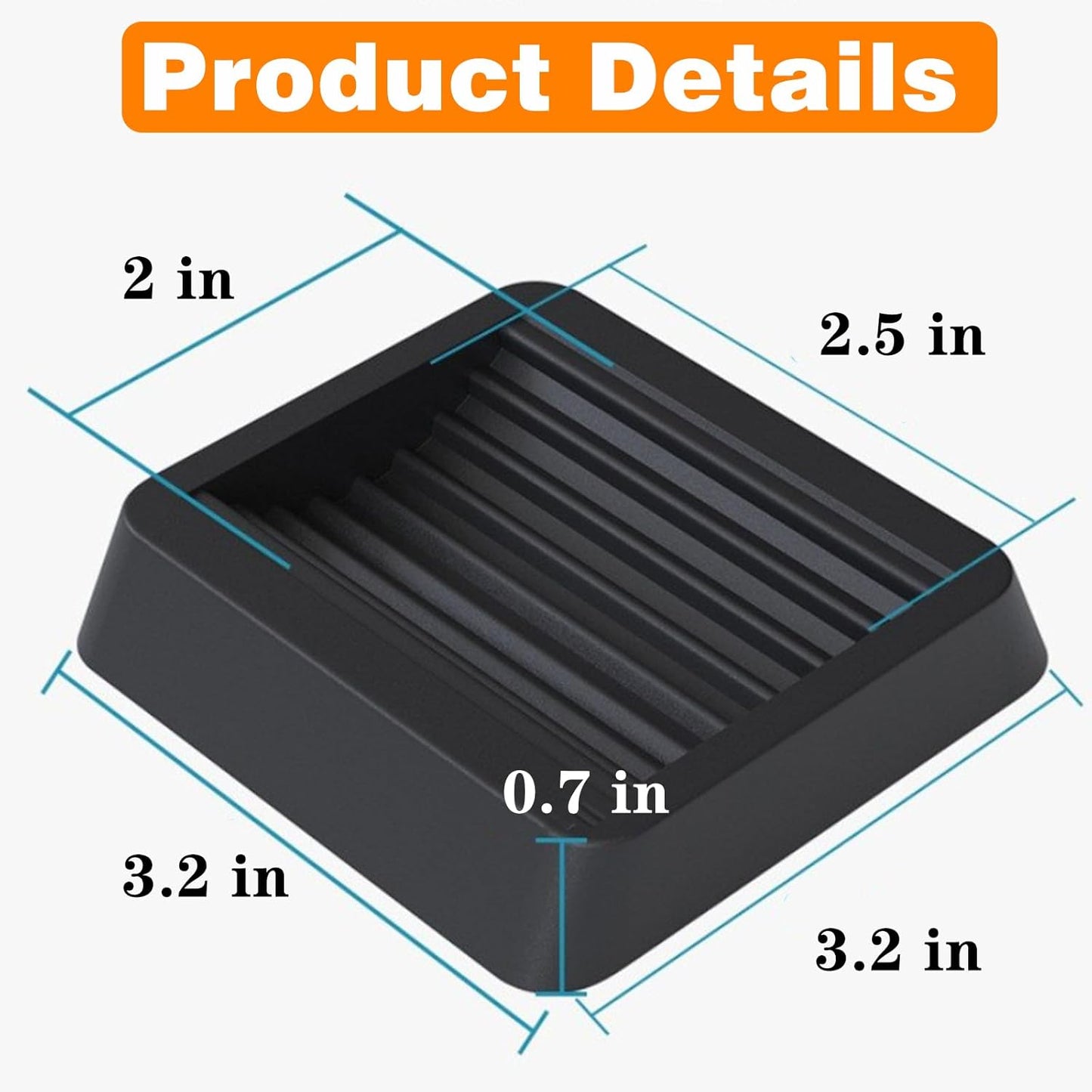 4 Piece Griddle Leveling Shims Kit for Blackstone Grills - Essential Accessories for Blackstone Griddle Stands