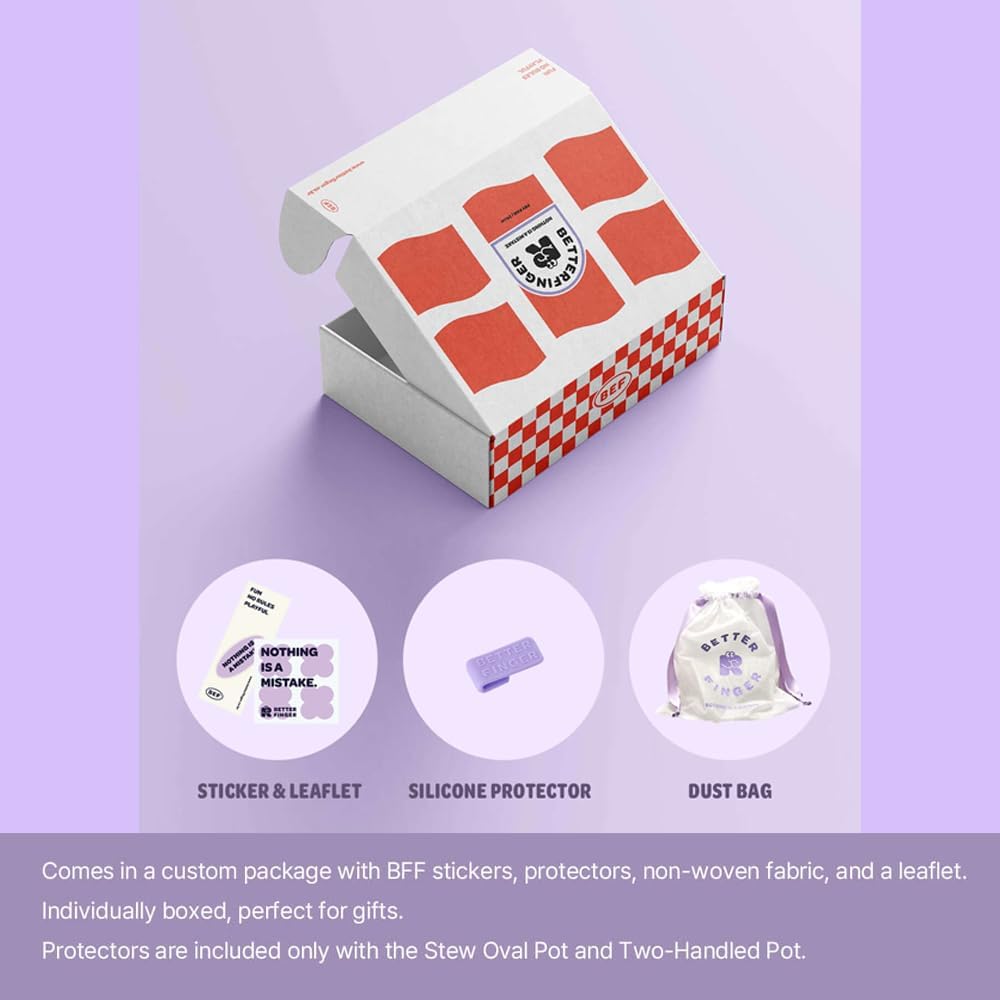 4-Piece Neoflam Better Finger Cookware Set in Mint and Yellow with Ceramic Coating for Kitchen