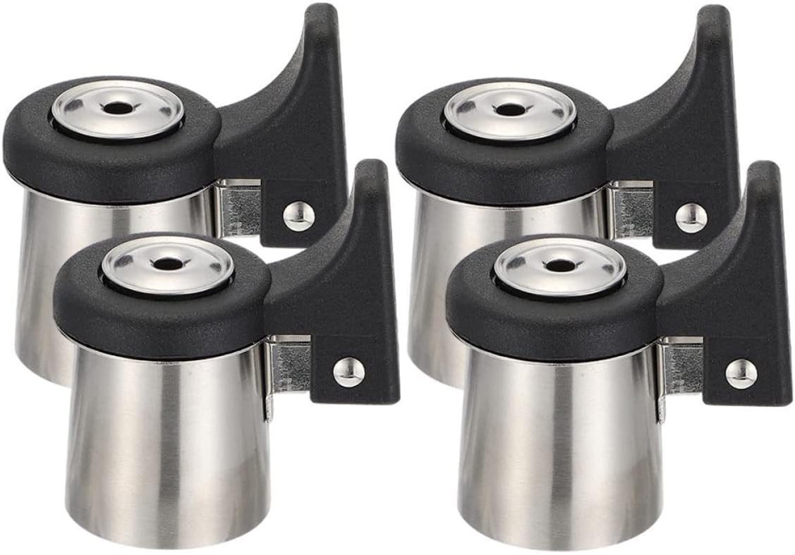 4-Piece Stainless Steel Tea Kettle Whistle Nozzle Alarm System - Stovetop Water Boiler Supplies