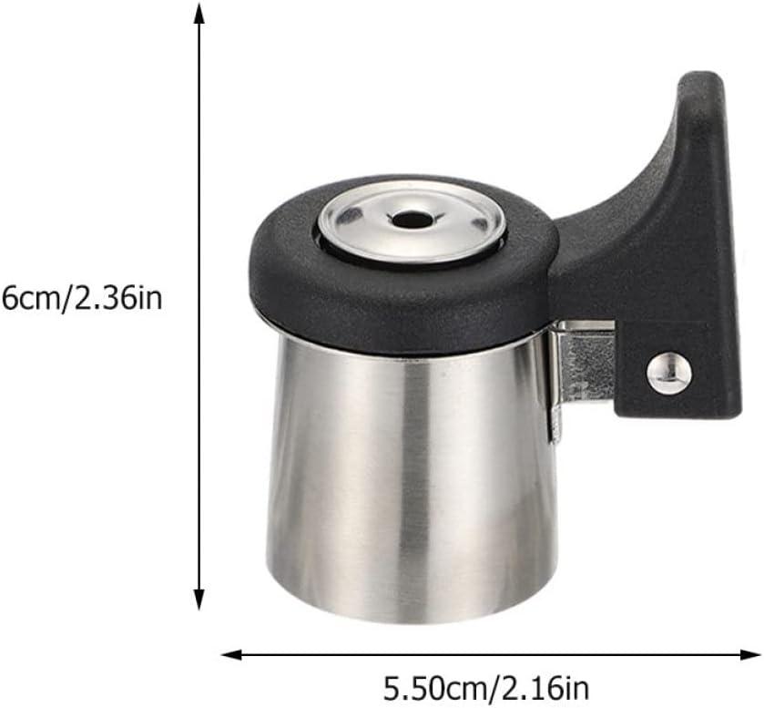 4-Piece Stainless Steel Tea Kettle Whistle Nozzle Alarm System - Stovetop Water Boiler Supplies