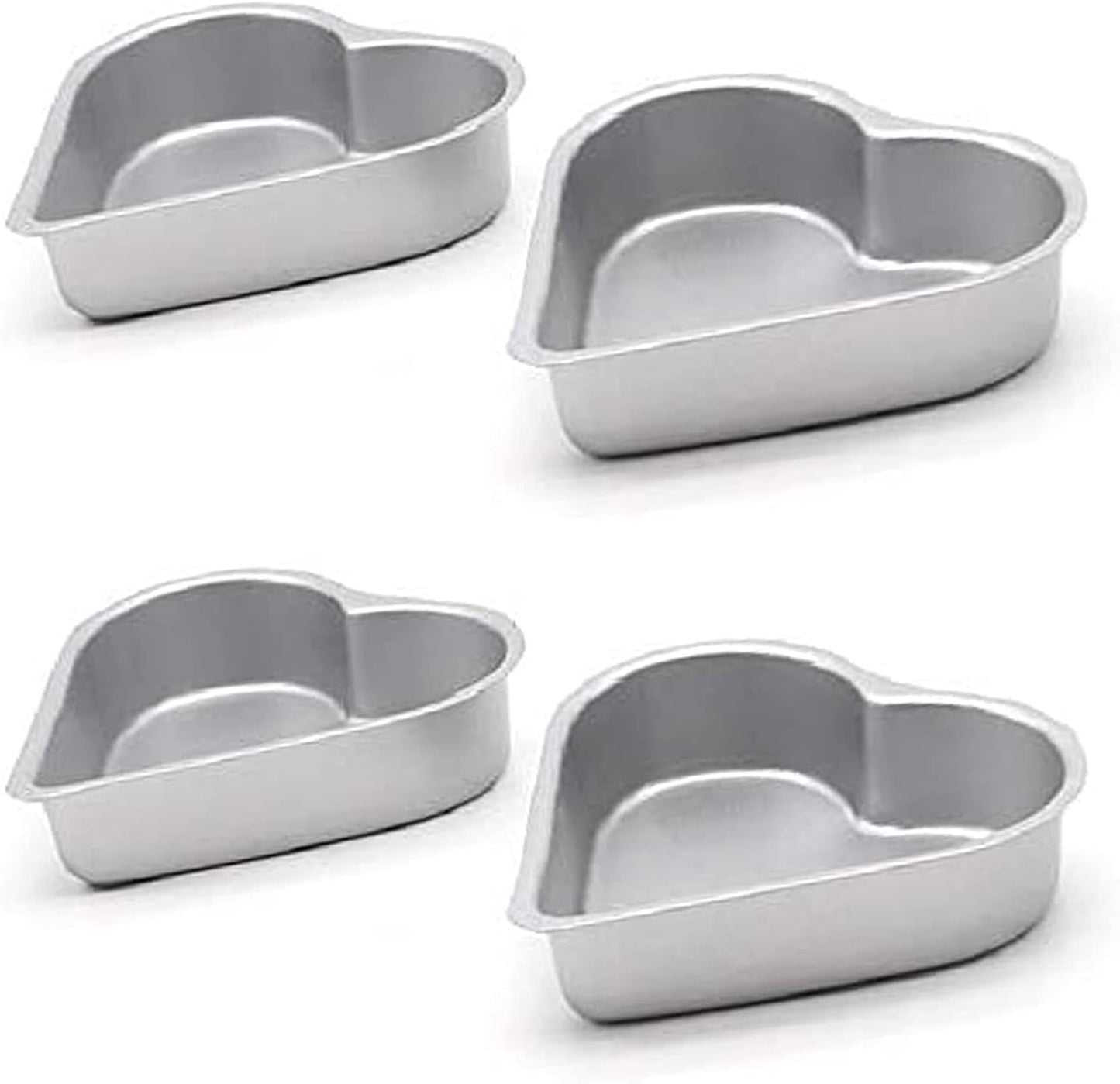 4-Piece Thymart Mini Tart Pan Set with Non-Stick Bottom for Baking in Oven and Instant Pot