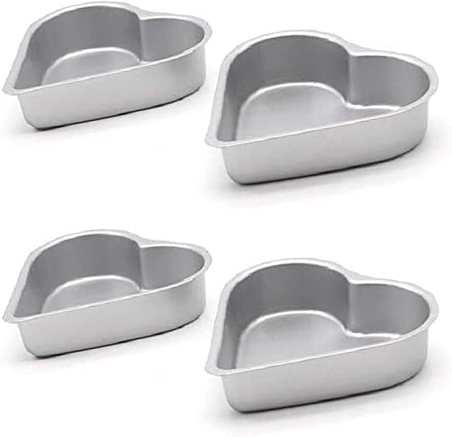 4-Piece Thymart Mini Tart Pan Set with Non-Stick Bottom for Baking in Oven and Instant Pot