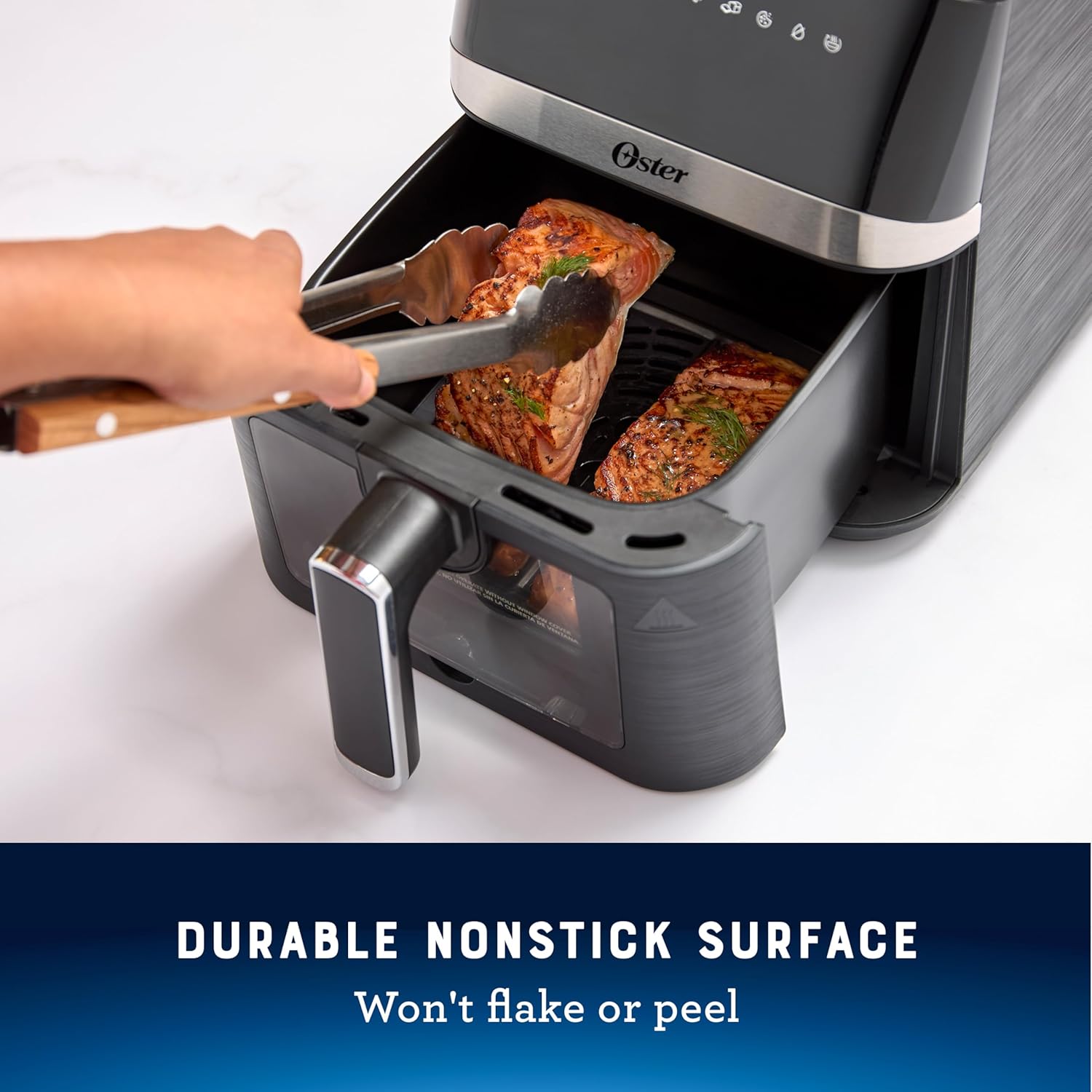 4 Quart Oster Digital Air Fryer with Window - Medium-Sized Air Fryer