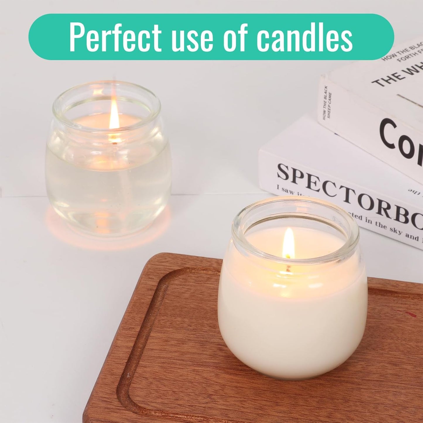 40-Pack 7 oz Glass Yogurt Jars with Cork and PE Lids for Wedding Favors & DIY Gifts