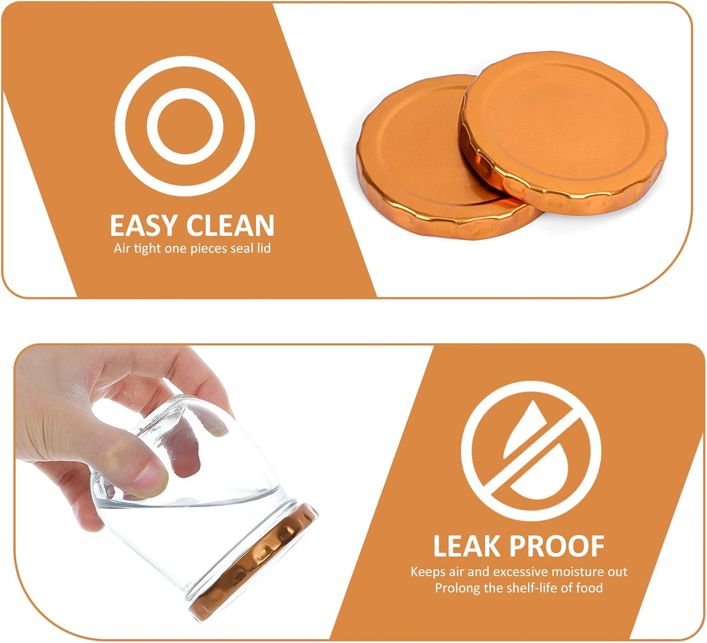 40 Pack VERONES 6oz Mason Jars with Lids - Perfect for Canning, Jam, Honey, Wedding Favors & DIY Spice Jars