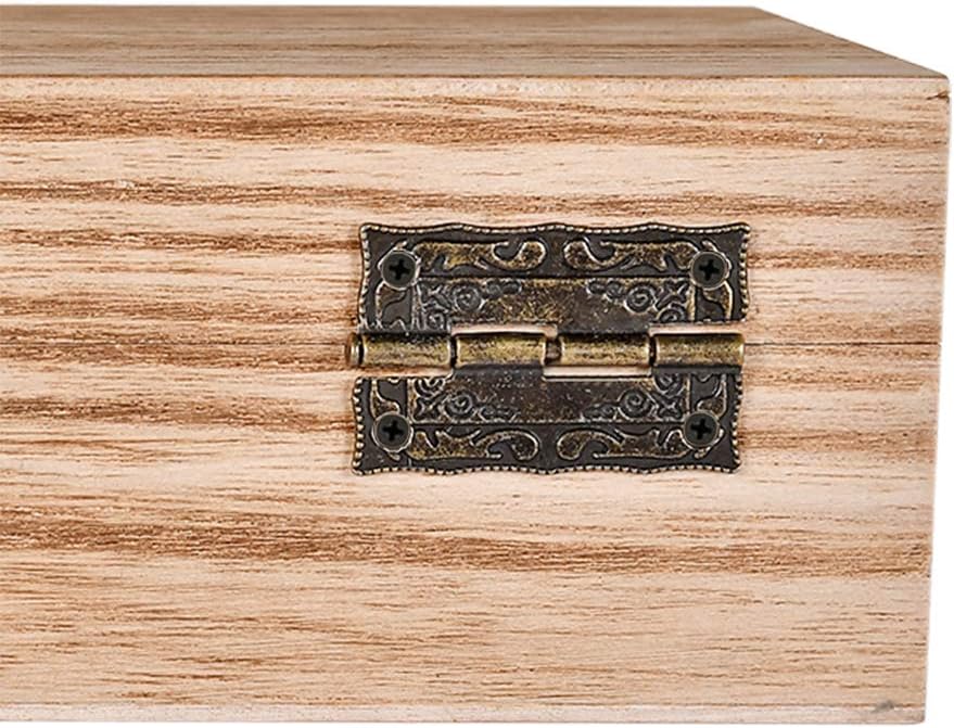 40-Piece Bronze Engraved Jewelry Box Hinge Repair Kit for Antique & Vintage Wooden Cases, Gift Boxes, Wine Boxes