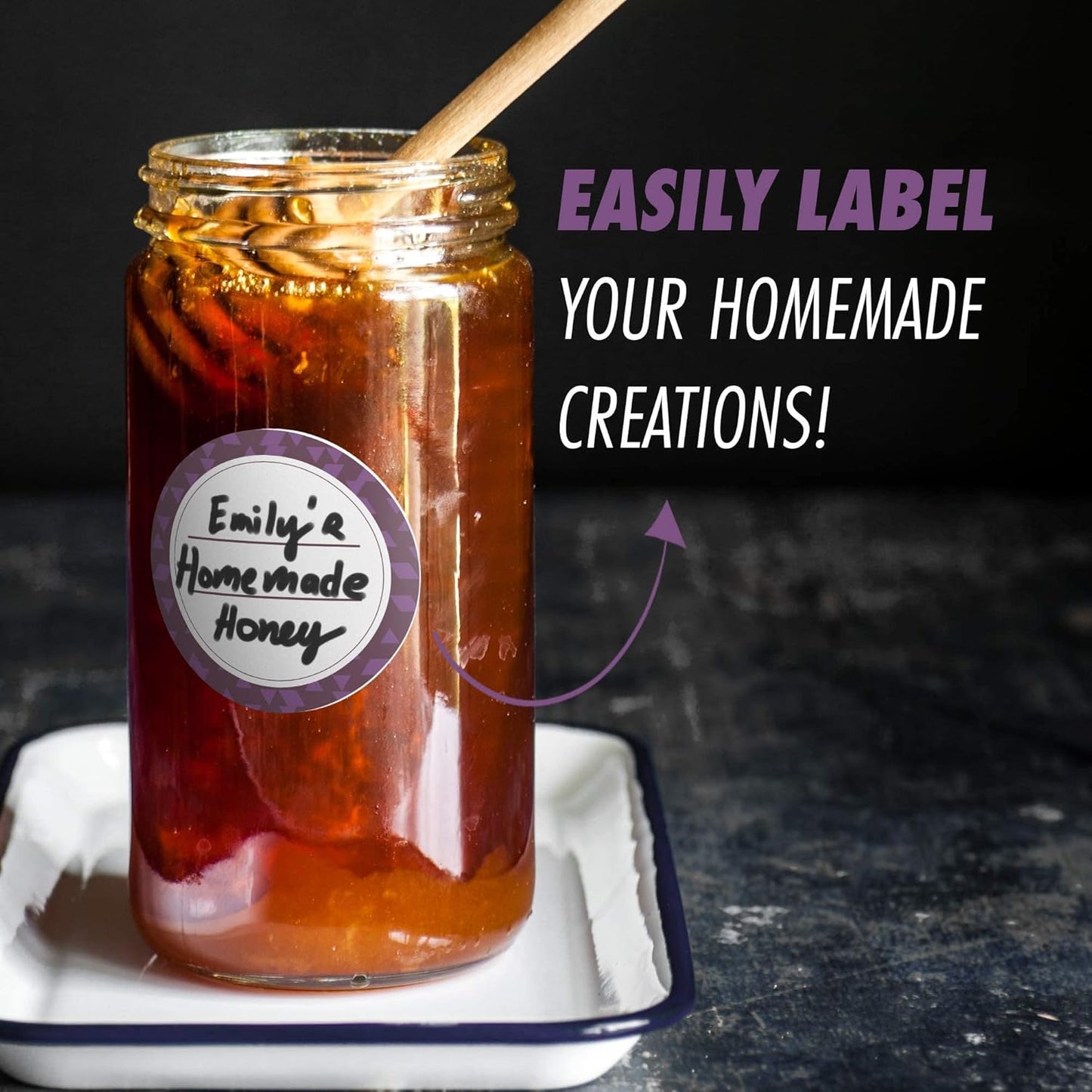 400 Pack Dissolvable Canning Labels for Jars - Removable 2" Mason Jar Labels - Dissolvable Food Labels for Containers - Homemade Canning Stickers