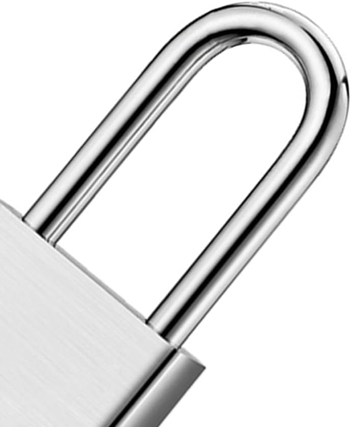 40mm x 84mm Long Shackle Helonge Padlock with Key for Home, Office, and Travel Security - WildKart