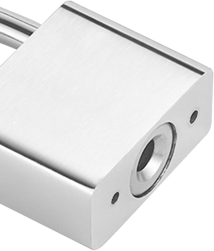 40mm x 84mm Long Shackle Helonge Padlock with Key for Home, Office, and Travel Security - WildKart