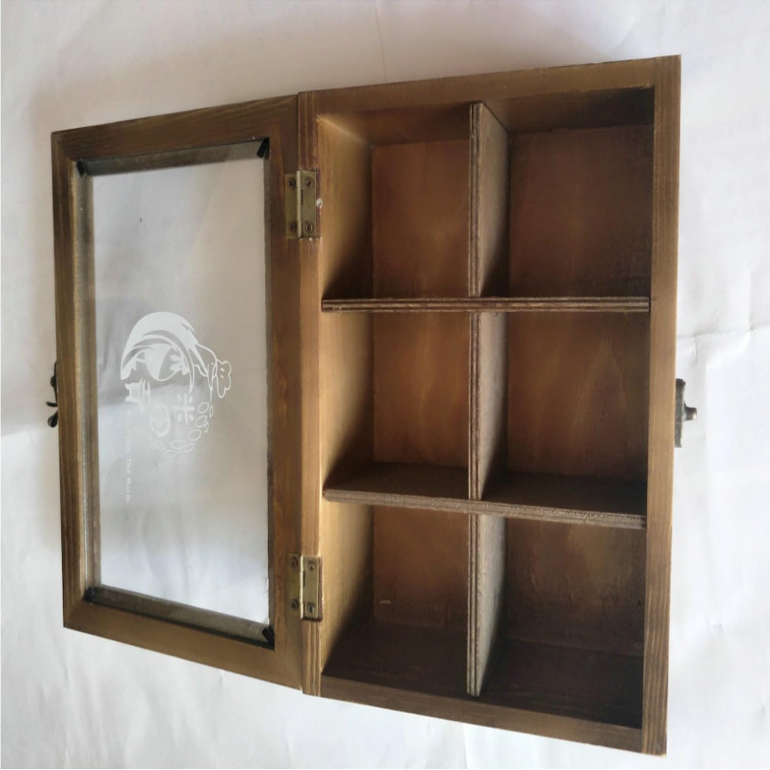 40pcs Small Box Hinges & Latches Set with 240 Replacement Screws - Antique Bronze Tone