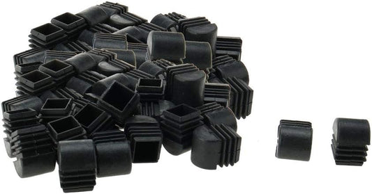45 Pack uxcell 3/4" 20mm Square Domed Ribbed Insert Floor Protector Covers