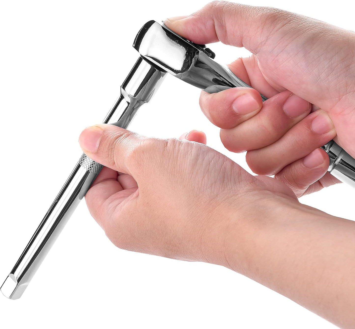 45-Piece 3/8" Drive Socket Set with 72-Tooth Pear Head Ratchet by EPAuto