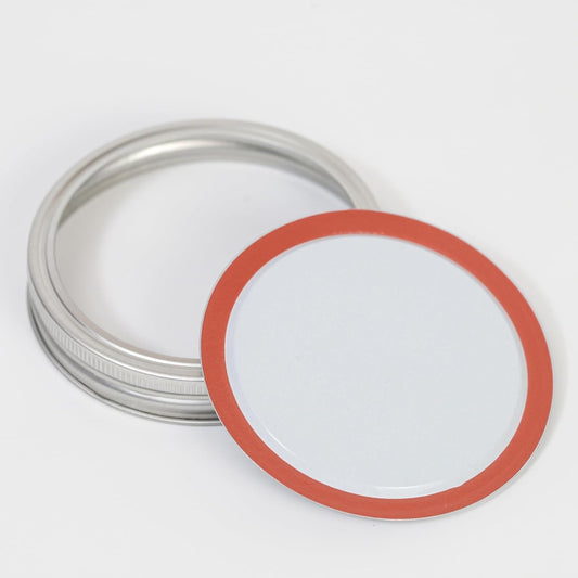 46Pcs Regular Mouth Canning Lids with Rings - 36 Lids & 10 Rings - Fits Ball, Kerr, Premium Food Grade Material