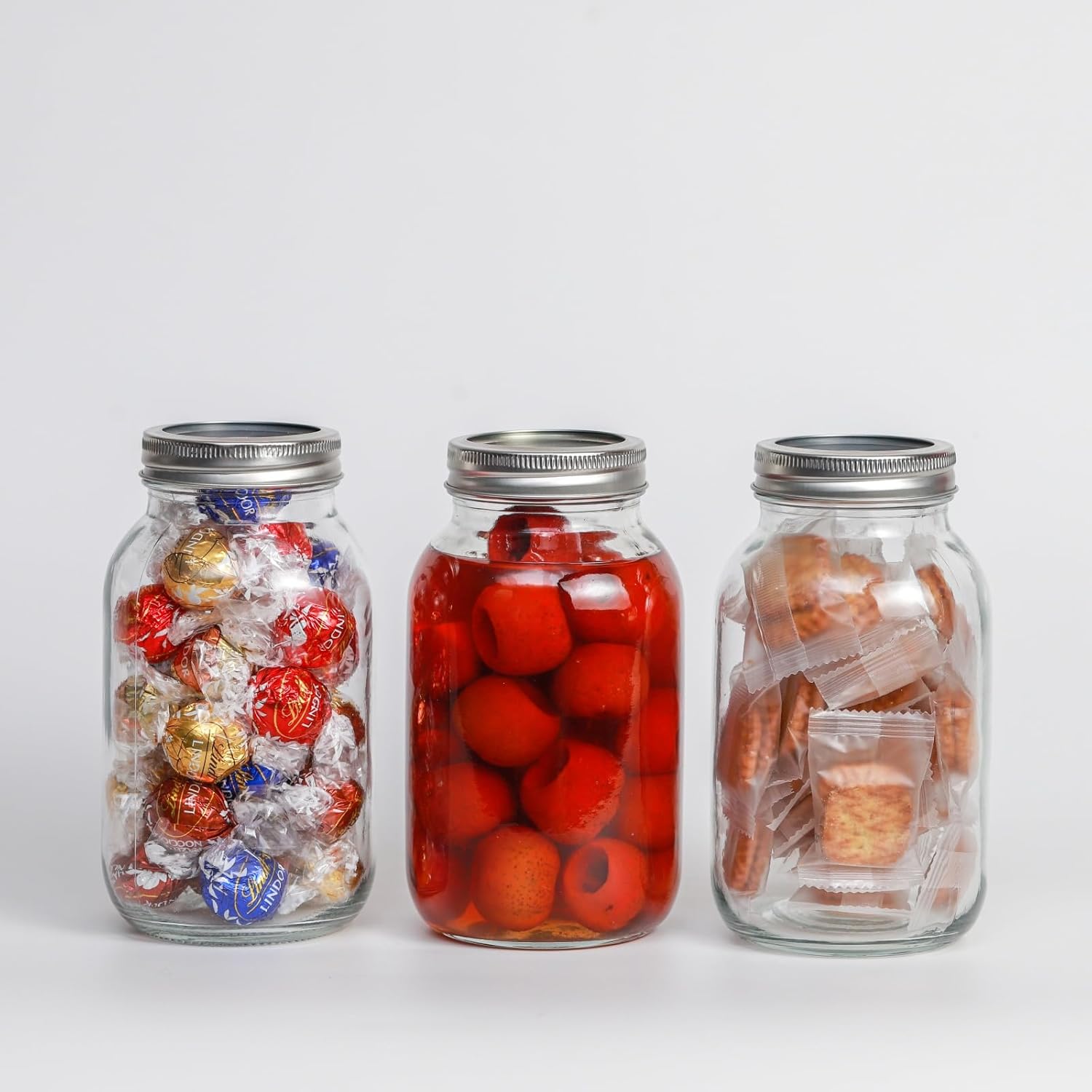 46Pcs Regular Mouth Canning Lids with Rings - 36 Lids & 10 Rings - Fits Ball, Kerr, Premium Food Grade Material