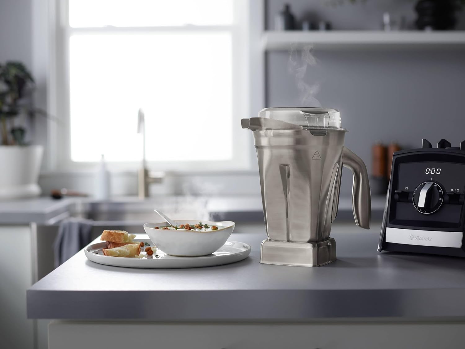 48 oz Vitamix Stainless Steel Container - Durable Blender Jar