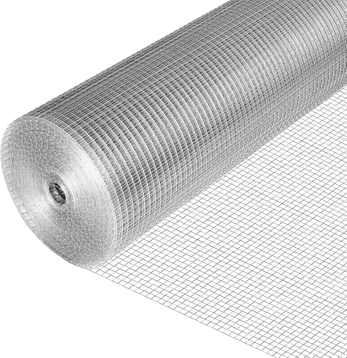 48in x 100ft 1/4 inch 23Ga Hardware Cloth Hot Dipped Galvanized Wire Fence Roll for Chicken Coops and Gardens