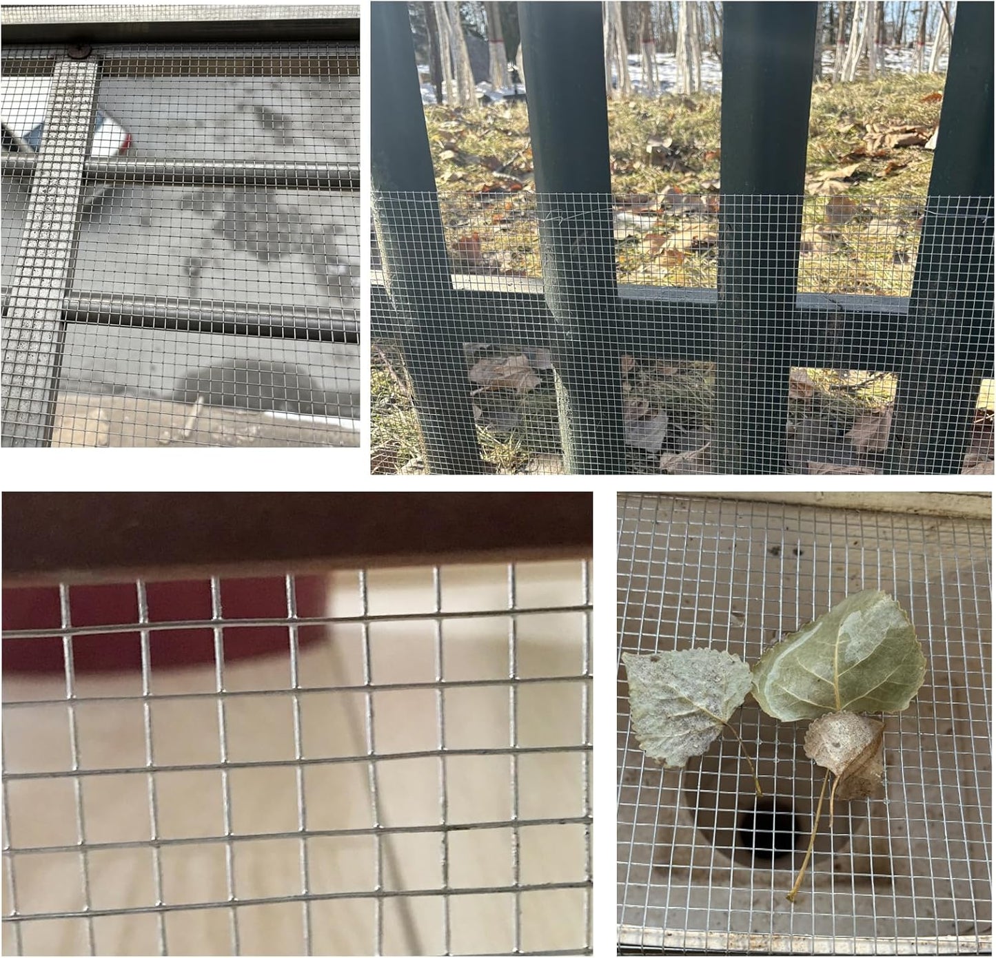 4in x 20ft 1/4 Inch 23 Gauge Galvanized Hardware Cloth Roll for Welded Cage Wire Mesh - Ideal for Handicraft Making - WildKart