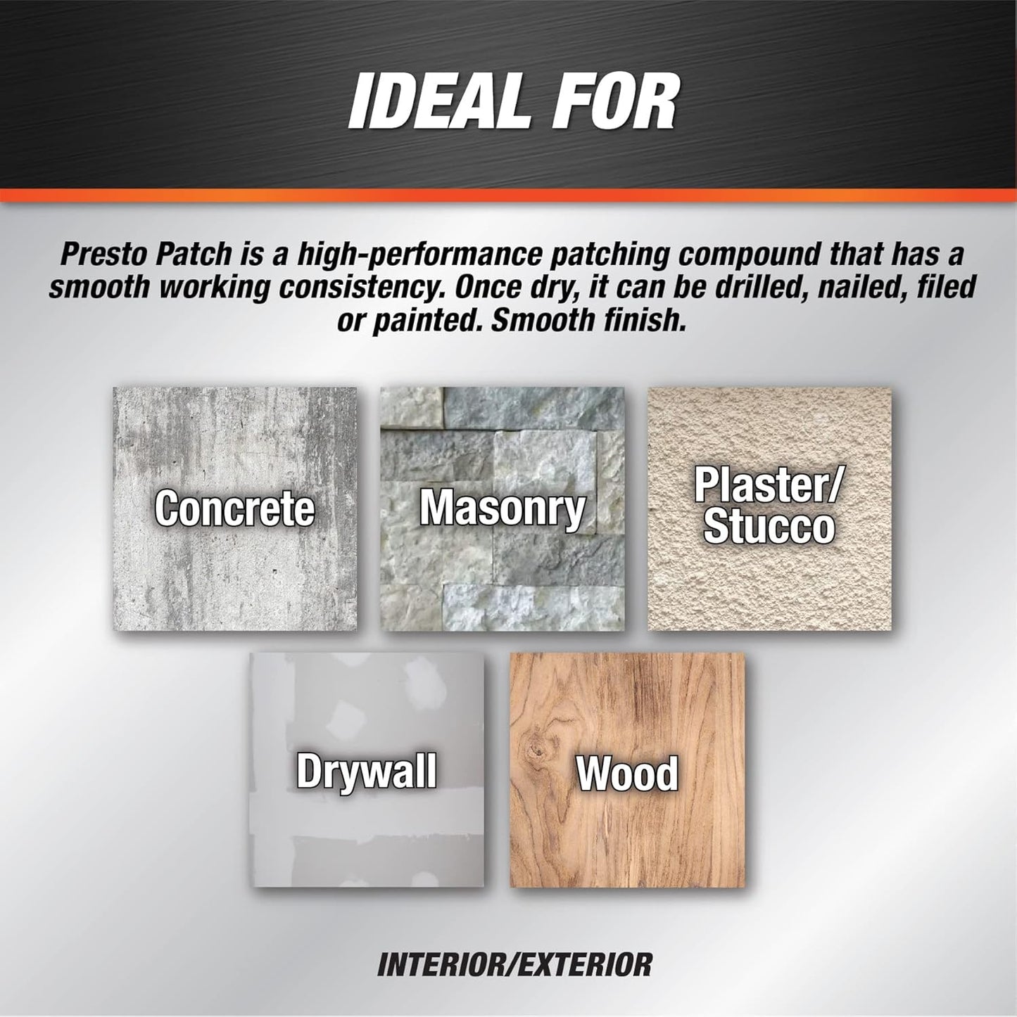 4lb Dap 58505 Presto Patch Multi Purpose Patching Compound