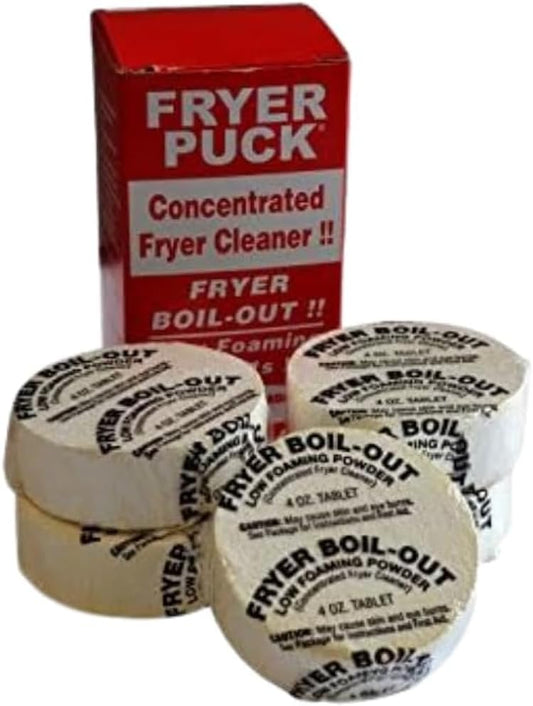 4oz Carbon-Off Fryer Puck 401304001 Deep Fryer Cleaner Tablets - 5 Tabs/Box