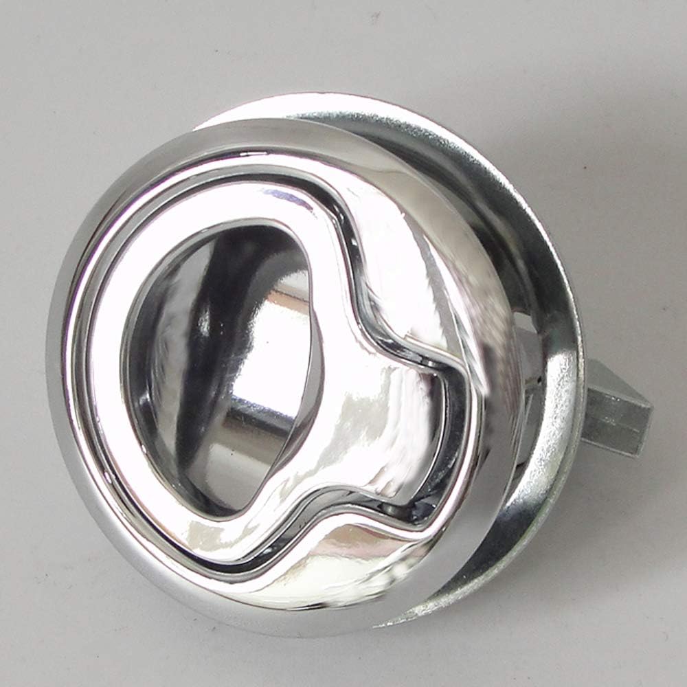 4PCS 1.5" Flush Pull Handle Lift Slam Latch for Boat Deck Door - Marine Cabinet Hardware Lock