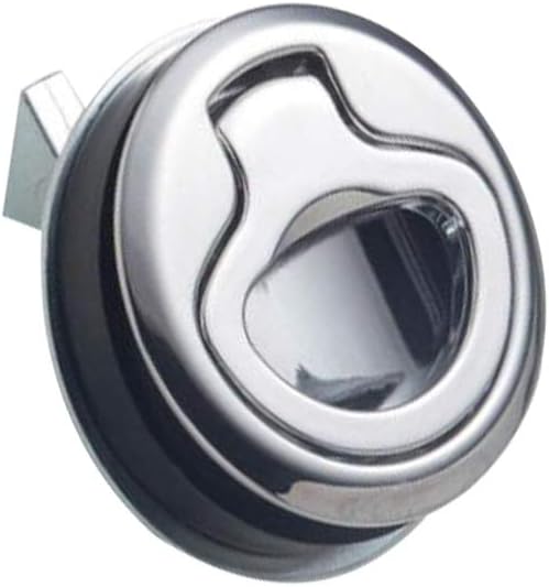 4PCS 1.5" Flush Pull Handle Lift Slam Latch for Boat Deck Door - Marine Cabinet Hardware Lock