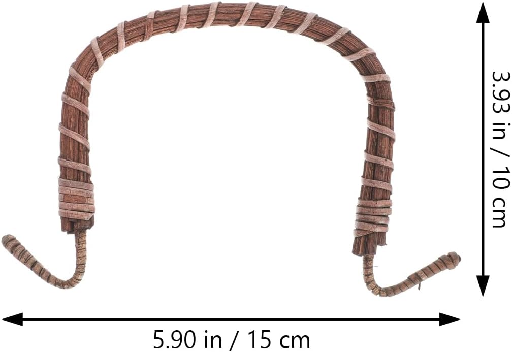 4pcs Cabilock Rattan Teapot Handle - Replacement for Ceramic & Pottery Tea Pots & Unique Purses