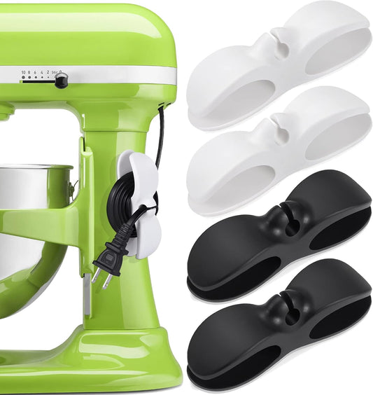 4PCS SisBroo Cord Organizer for Kitchen Appliances - Cord Winder Cable Holder for Pressure Cooker, Mixer, Blender, Coffee Maker, Air Fryer
