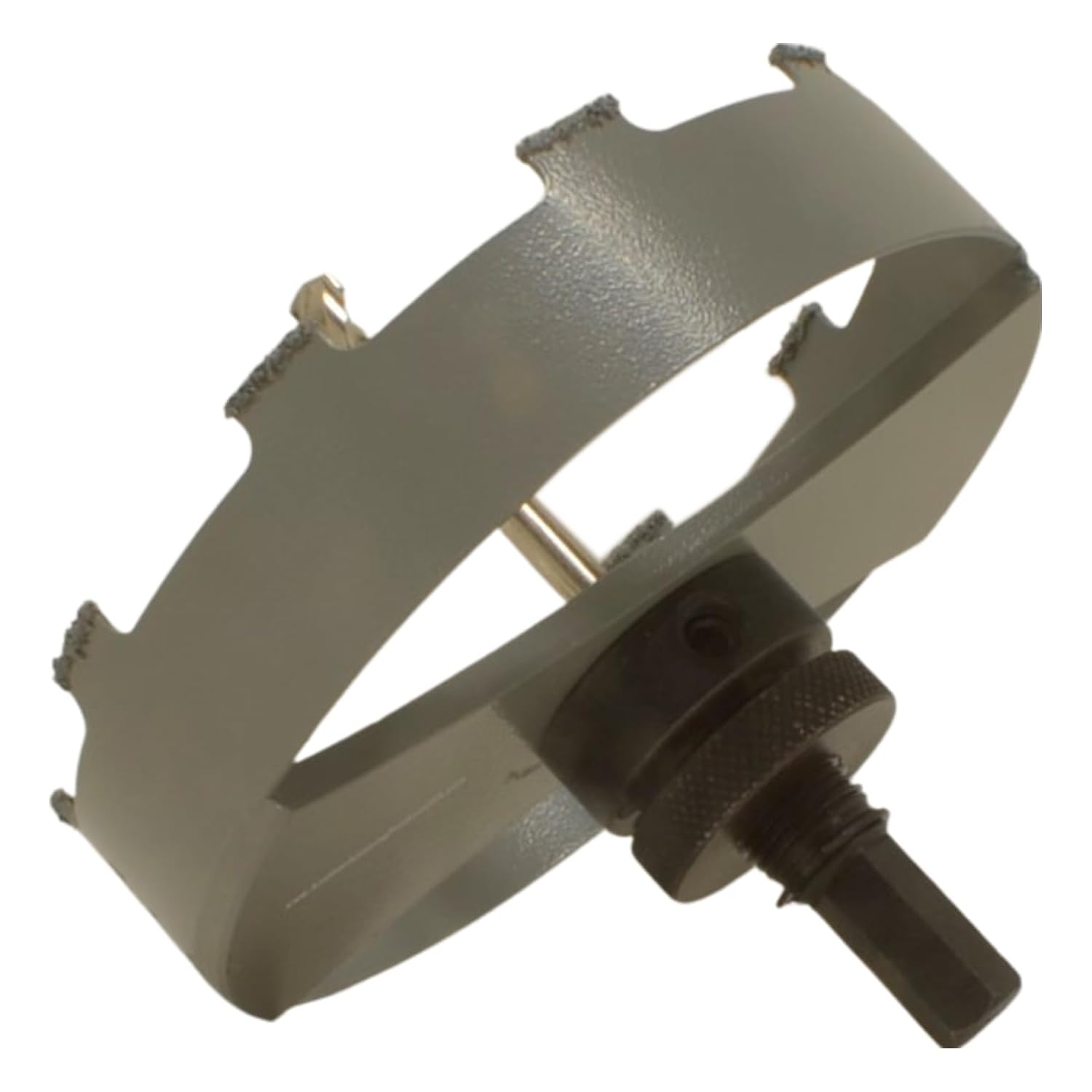 5" Hole Saw for Recessed Lighting & Speakers Installation - Carbide Grit Glass & Tile Cutter with Arbor Hex - Ideal for Drywall & Plaster Walls