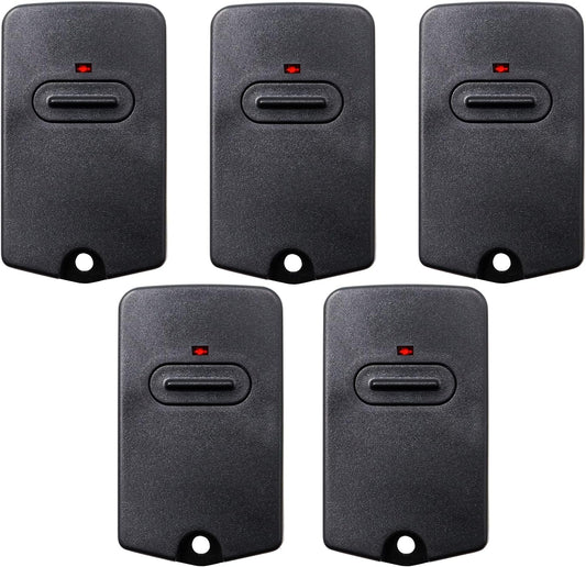 5 Pack 318MHz Gate Remote Control for Mighty Mule Gate Opener - Compatible with GTO Gate Openers - FM135 Gate Transmitter for MM371W, MM572W - Garage Door Entry Controller