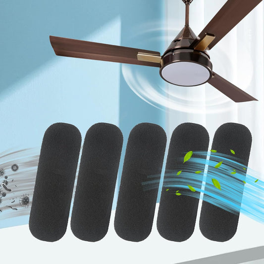 5 Pack GZJoSum Ceiling Fan Filters with Activated Carbon for Odor Elimination & Purification of Common Household Contaminants