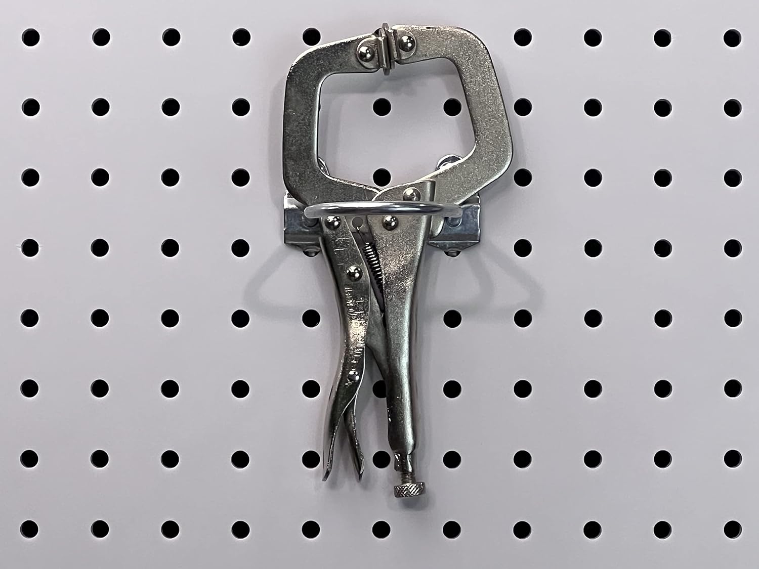 5-Pack Triton Products 76325 DuraHook Double Mount U-Shape Pegboard Hooks, Zinc Plated Steel, 2-7/8" L, 1-3/4" I.D. - Compatible with DuraBoard, 1/8" and 1/4" Pegboard