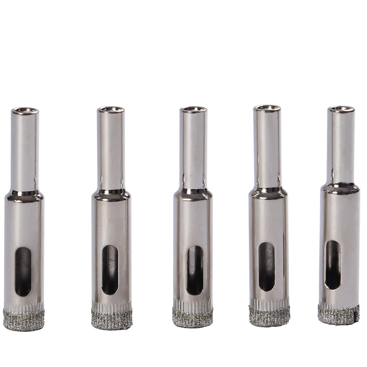 5 Pcs DRILAX 3/8 Inch Diamond Drill Bits for Ceramic Tile - Premium Alloy Steel Bits for Glass, Porcelain, Quartz, and Granite