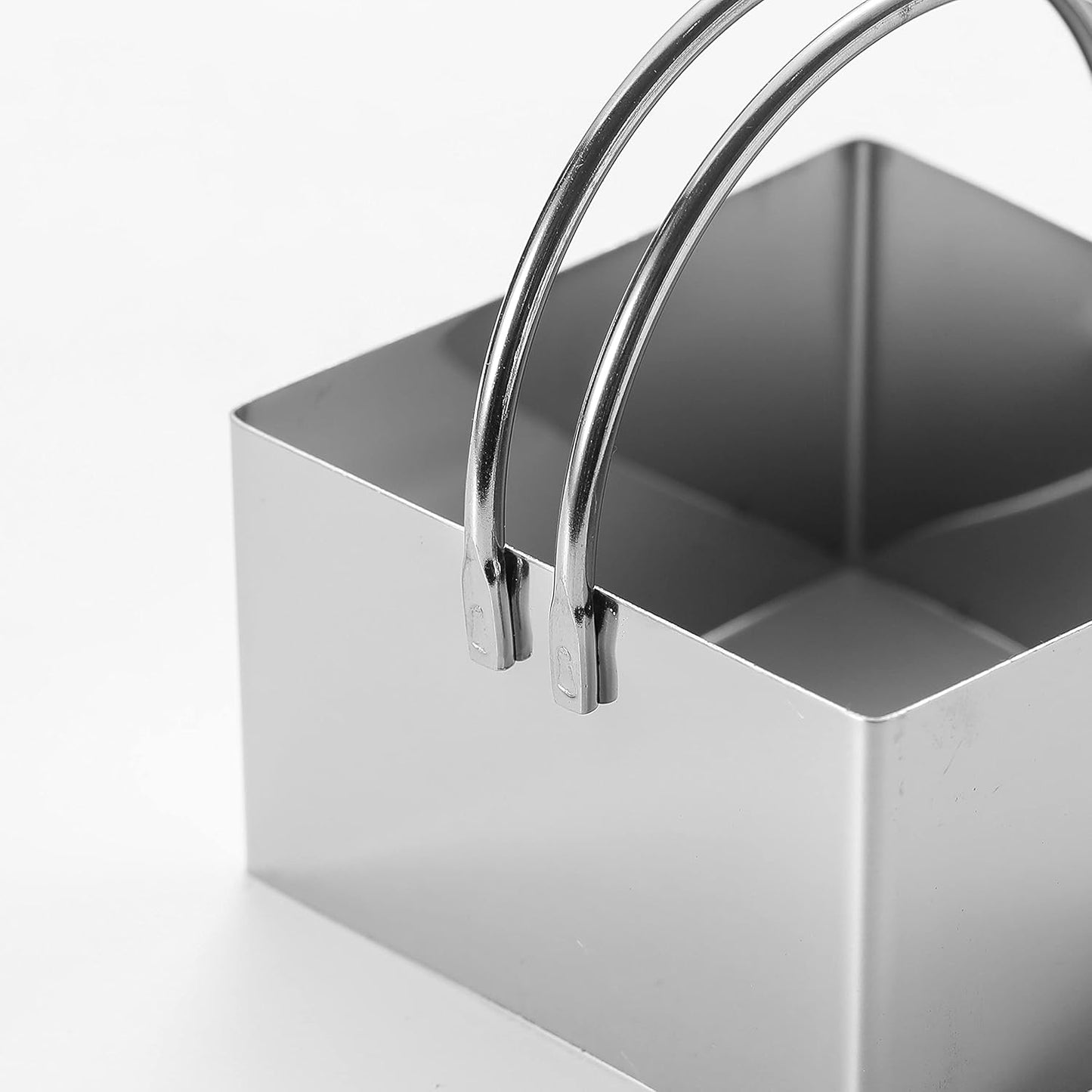 5-Piece Square Biscuit Cutter Set with Handle for Easy Storage - Stainless Steel Cookie Cutters