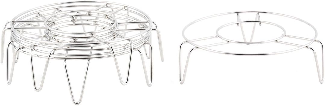 5-piece Stainless Steel Cookware Steamer Food Steaming Rack Stand - 15.5cm Diameter x 5cm - Model A16 432 0B4 F56 0D4