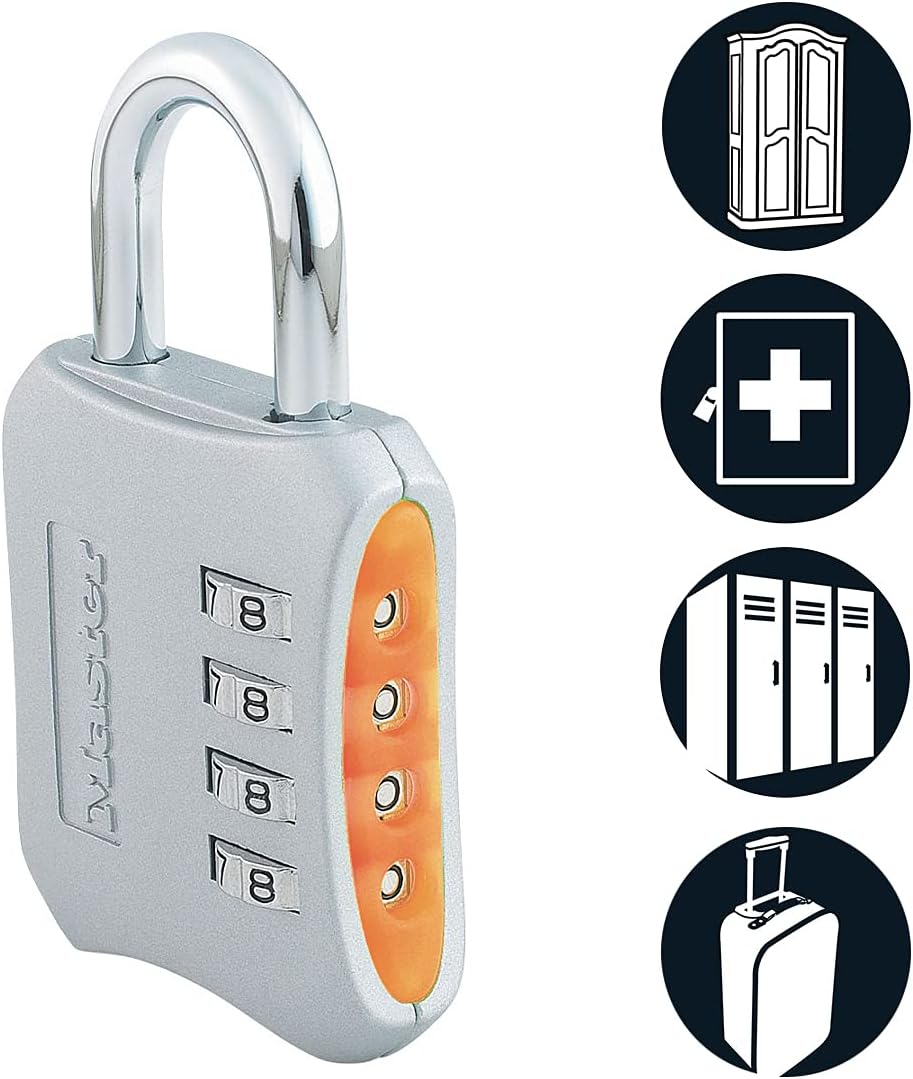 50 mm Programmable Combination Padlock by Master Lock - Assorted Colors