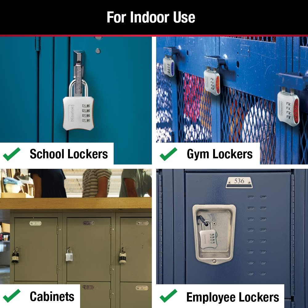 50 mm Programmable Combination Padlock by Master Lock - Assorted Colors