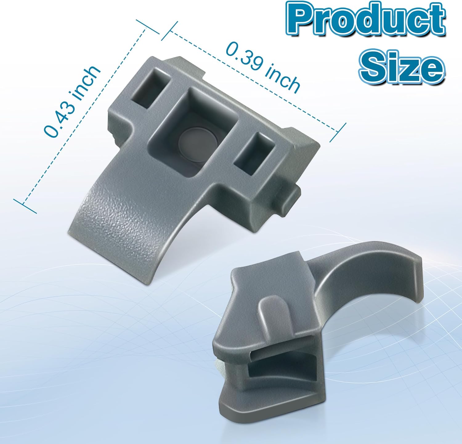 50 Pack Cabinet Restrictor Clips with 86 Degree Angle Restriction for Blum 38C315B3 - Plastic Restraints for American Kitchen Cabinets