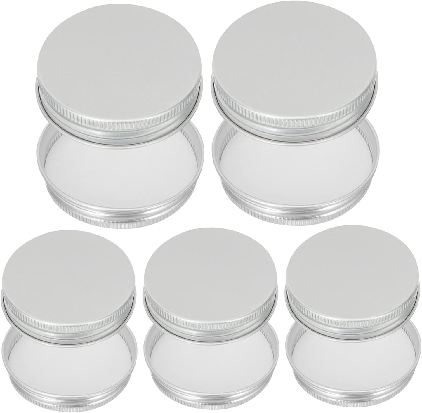 50 Pack Leak-proof Jar Caps - Honey Jar Lids Replacement for Canning Jars - Wide Mouth Ball Lids - Aluminum Mason Jar Tops