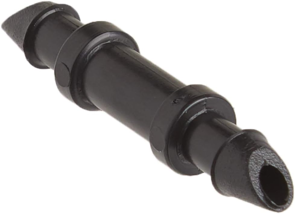 50 Pack Raindrip 312050B Single Barbed Coupling Connectors for 1/4-Inch Drip Irrigation - Ideal for Trees and Shrubs