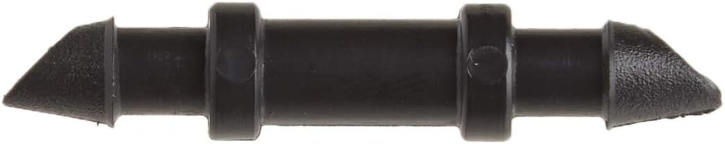 50 Pack Raindrip 312050B Single Barbed Coupling Connectors for 1/4-Inch Drip Irrigation - Ideal for Trees and Shrubs