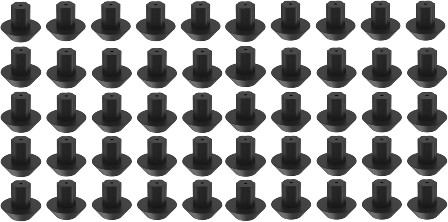 50 Pack WB2K101 Gas Range Stove Grate Rubber Feet for Kenmore Kitchenaid - Replaces WB02K0101 WB02T10461 AP2622260 PS241358